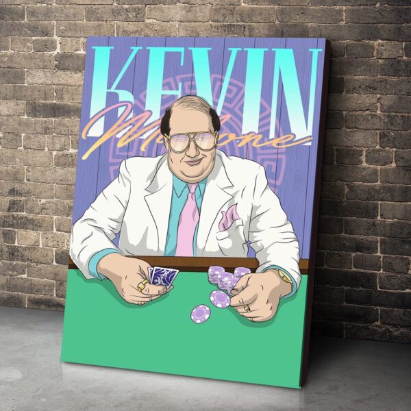 Gearhumans 3D The Office Kevin Malone Vice Custom Canvas GW04055 Canvas 