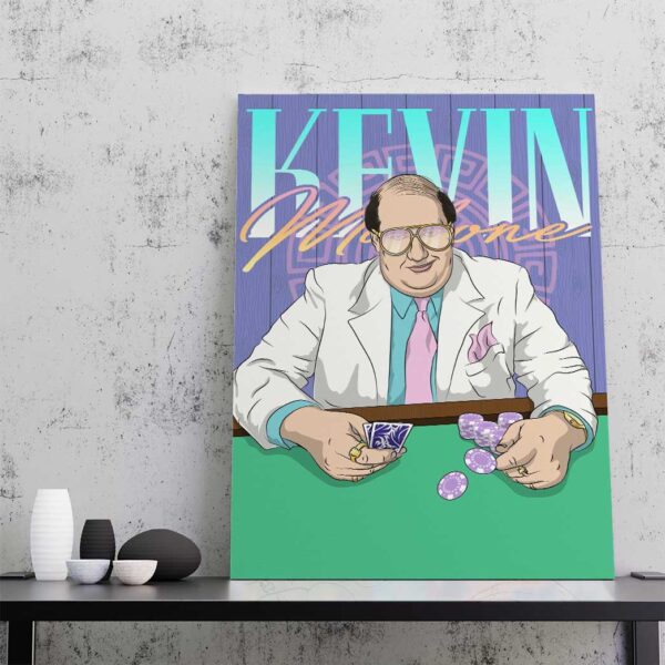 Gearhumans 3D The Office Kevin Malone Vice Custom Canvas GW04055 Canvas 