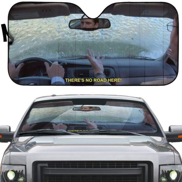 gearhumans 3D The Office Michael Drives Into Lake Custom Car Auto Sunshade GW310718 Auto Sunshade