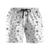 Gearhumans 3D The Office Pattern Custom Beach Shorts Swim Trunk GW24079 Men Shorts Men Shorts S
