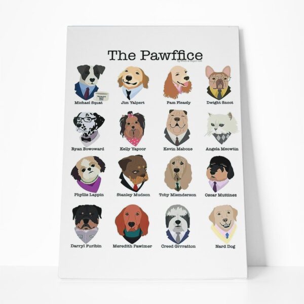 Gearhumans 3D The Pawffice Custom Canvas GW14042 Canvas 1 Piece Non Frame M