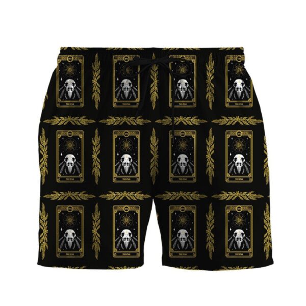 Gearhumans 3D The Star Marigold Tarot Custom Beach Short GS30062116 Men Shorts Men Shorts S 