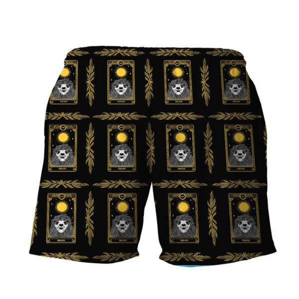 Gearhumans 3D The Sun Marigold Tarot Custom Beach Short GS30062114 Men Shorts
