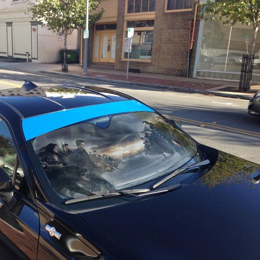 Gearhumans 3D The Twilight Saga Custom Car Auto Sunshade GO28042119 Auto Sunshade