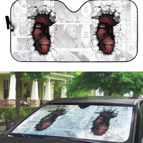 Gearhumans 3D The Wall Titan Auto Sun Shade ZK0605211 Auto Sunshade