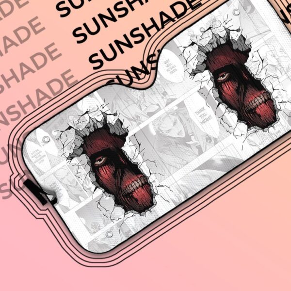 Gearhumans 3D The Wall Titan Auto Sun Shade ZK0605211 Auto Sunshade