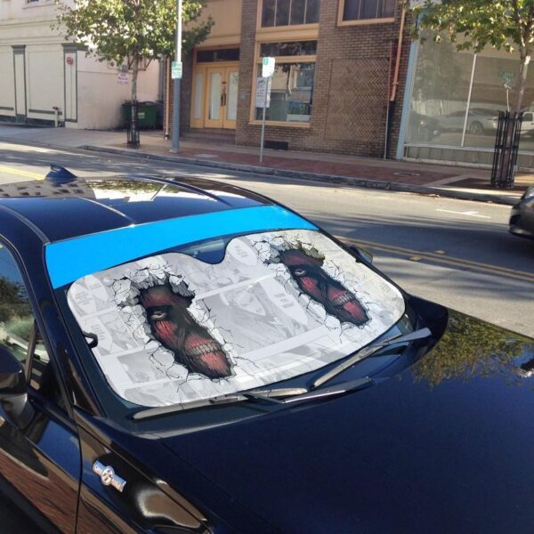 Gearhumans 3D The Wall Titan Auto Sun Shade ZK0605211 Auto Sunshade