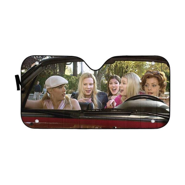 Gearhumans 3D The White Chicks Custom Car Auto Sunshade GO19042113 Auto Sunshade 57''x27.5'' 