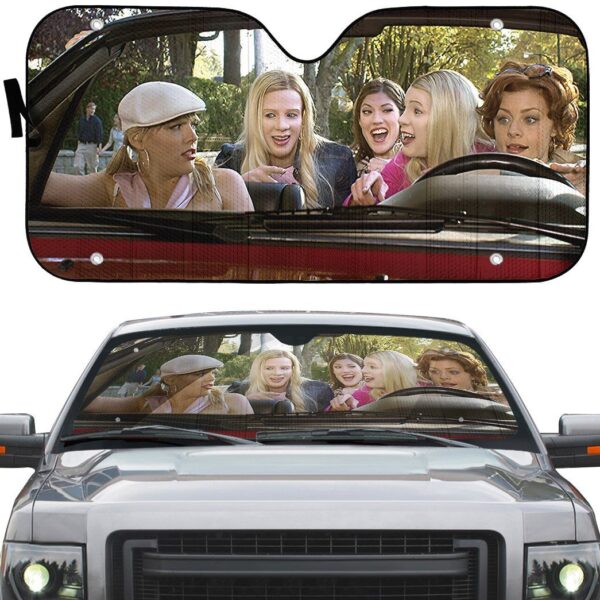 Gearhumans 3D The White Chicks Custom Car Auto Sunshade GO19042113 Auto Sunshade