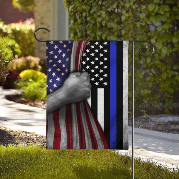 Gearhumans 3D Thin Blue Line American Custom Flag GW2005216 House Flag 