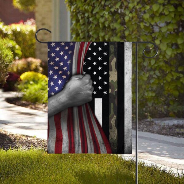 Gearhumans 3D Thin Green Line American Custom Flag GW2005219 House Flag House Flag S 