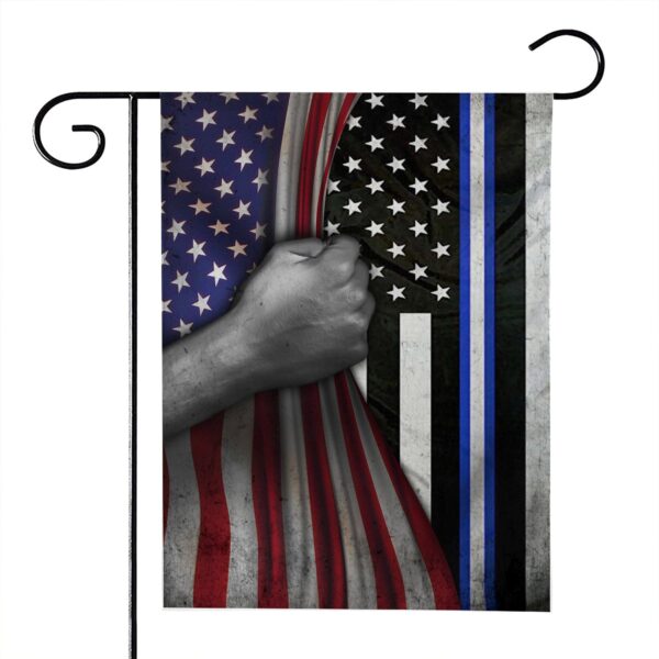 Gearhumans 3D Thin White Line American Custom Flag GW20052111 House Flag House Flag S 