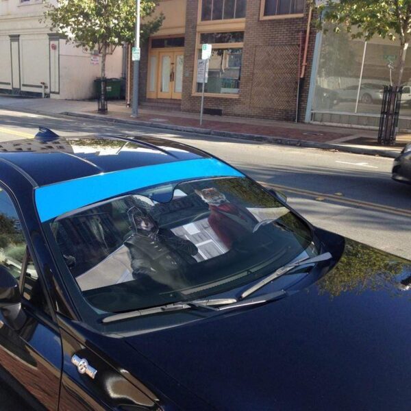 gearhumans 3D Tiger Assassin Custom Car Auto Sunshade GL07073 Auto Sunshade 