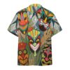 Gearhumans 3D Tiki Head Hawaii Shirt ZK13042 Hawai Shirt Short Sleeve Shirt S