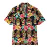 Gearhumans 3D Tiki Head Hawaii Shirt ZZ14041 Hawai Shirt Short Sleeve Shirt S