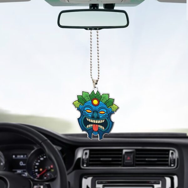 Gearhumans 3D Tiki Mask Hawaii Custom Car Hanging GW21062110 Car Hanging