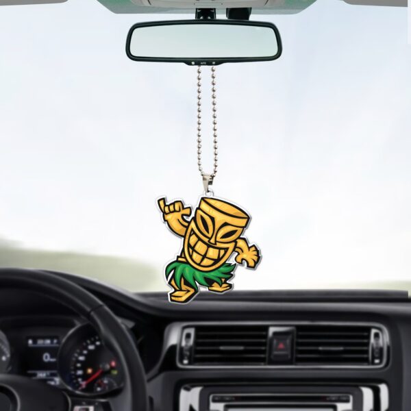 Gearhumans 3D Tiki Mask Hawaii Custom Car Hanging GW21062113 Car Hanging 
