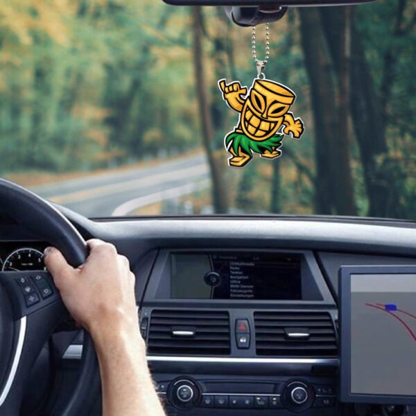 Gearhumans 3D Tiki Mask Hawaii Custom Car Hanging GW21062113 Car Hanging 
