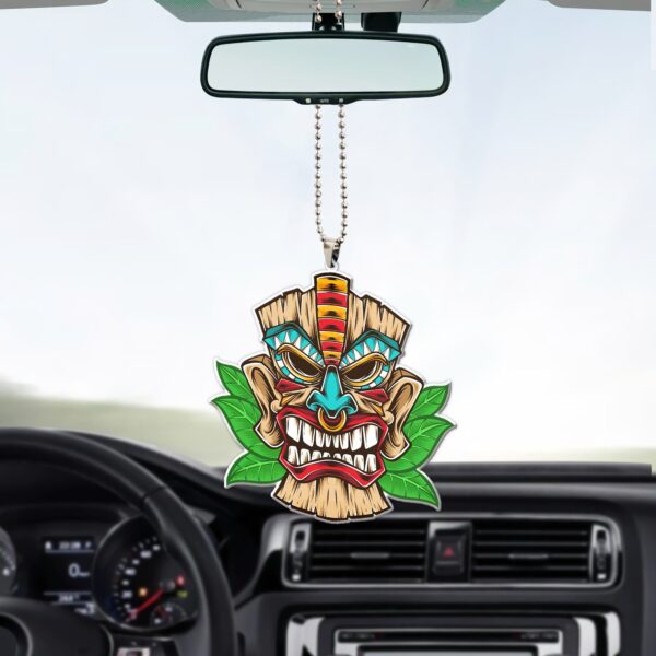 Gearhumans 3D Tiki Mask Hawaii Custom Car Hanging GW2106217 Car Hanging 