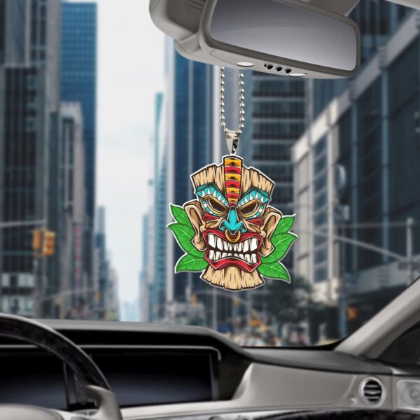 Gearhumans 3D Tiki Mask Hawaii Custom Car Hanging GW2106217 Car Hanging 