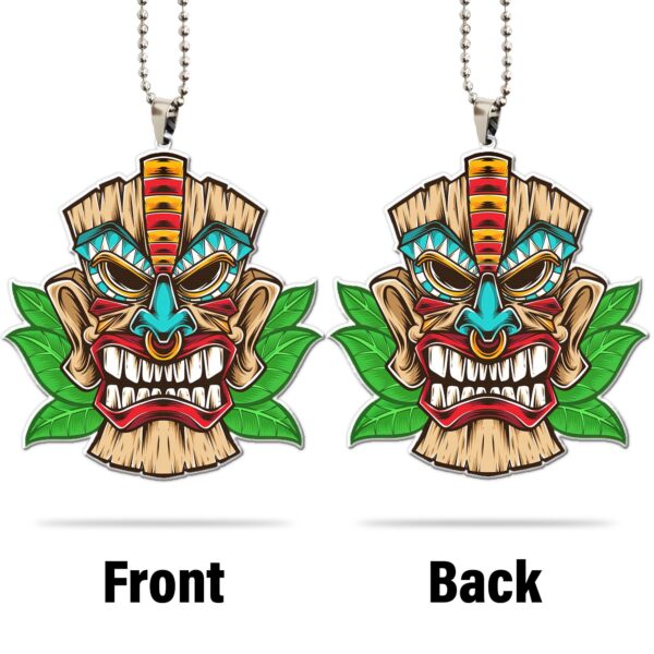 Gearhumans 3D Tiki Mask Hawaii Custom Car Hanging GW2106217 Car Hanging