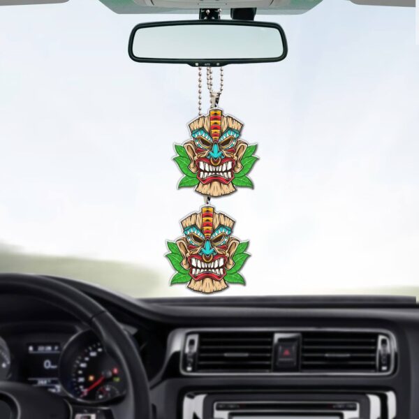 Gearhumans 3D Tiki Mask Hawaii Custom Car Hanging GW2106217 Car Hanging 