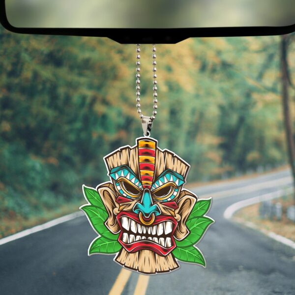 Gearhumans 3D Tiki Mask Hawaii Custom Car Hanging GW2106217 Car Hanging 