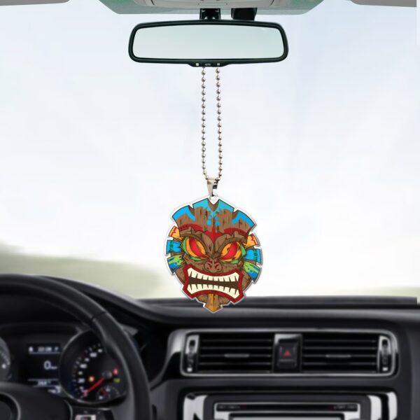 Gearhumans 3D Tiki Mask Hawaii Custom Car Hanging GW2106218 Car Hanging 