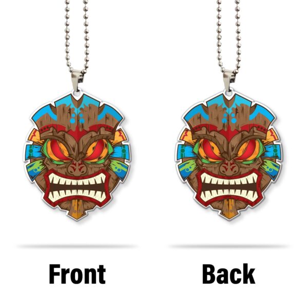 Gearhumans 3D Tiki Mask Hawaii Custom Car Hanging GW2106218 Car Hanging
