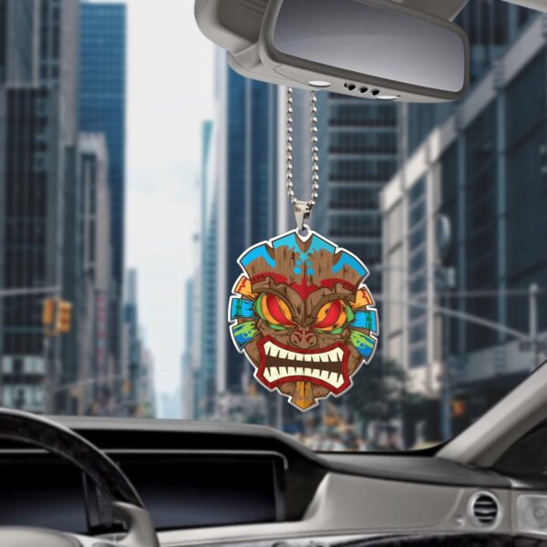Gearhumans 3D Tiki Mask Hawaii Custom Car Hanging GW2106218 Car Hanging 