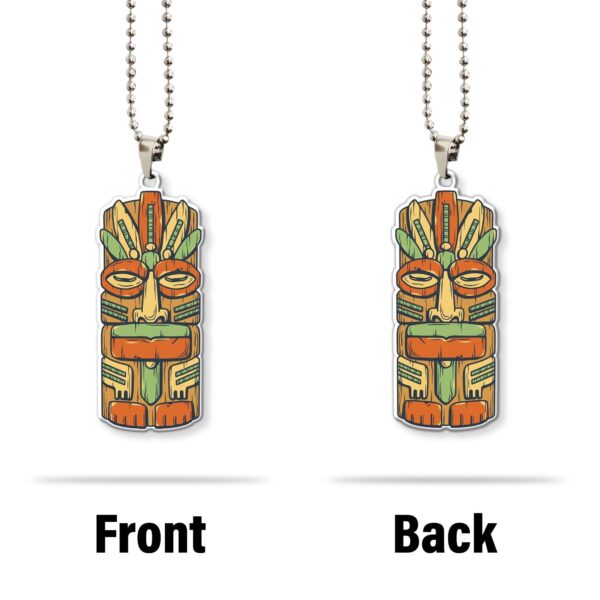 Gearhumans 3D Tiki Mask Hawaii Custom Car Hanging GW2106219 Car Hanging