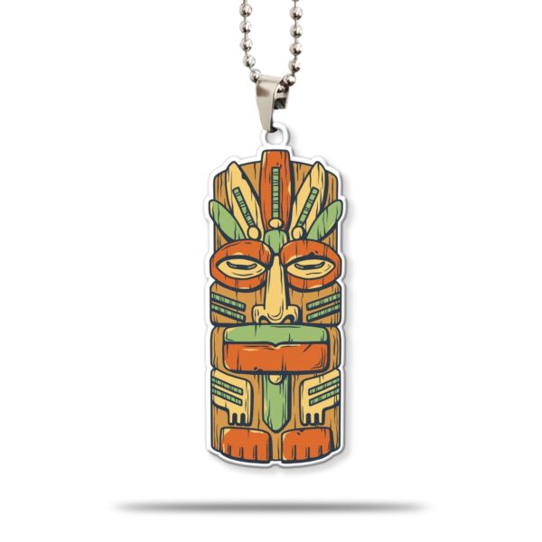 Gearhumans 3D Tiki Mask Hawaii Custom Car Hanging GW2106219 Car Hanging Car Hanging/1 Pack 