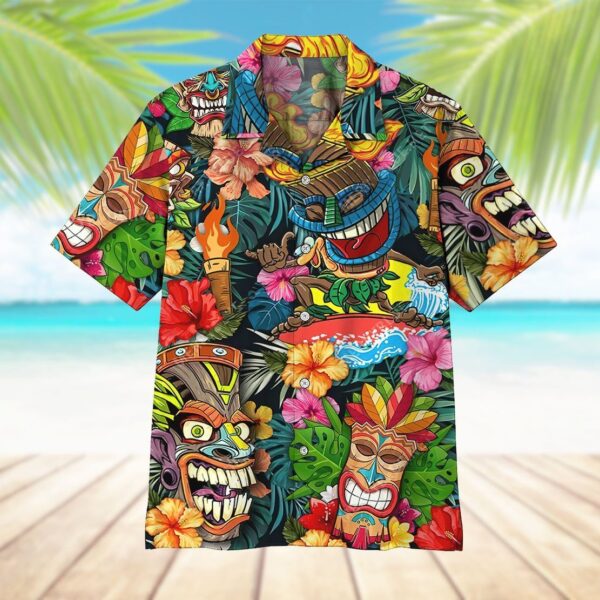 Gearhumans 3D Tiki Tiki Awesome Hawaii Shirt ZK12044 Hawai Shirt