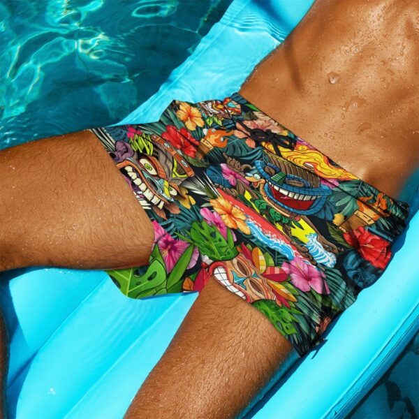 Gearhumans 3D Tiki Tiki Awesome Shorts ZK26052112 Men Shorts 