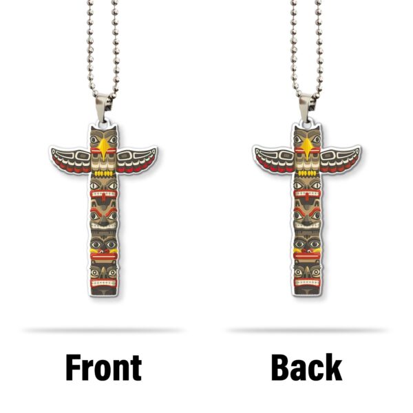 Gearhumans 3D Tiki Totem Pole Hawaii Custom Car Hanging GW21062111 Car Hanging