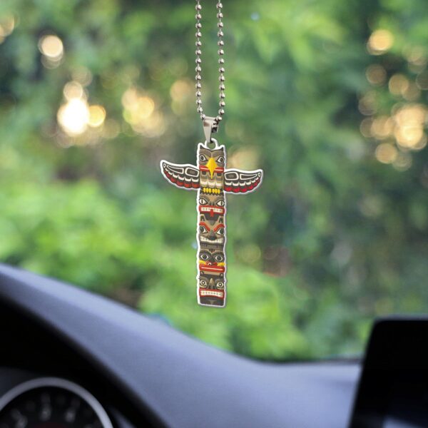 Gearhumans 3D Tiki Totem Pole Hawaii Custom Car Hanging GW21062111 Car Hanging 