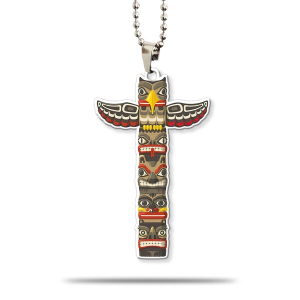 Gearhumans 3D Tiki Totem Pole Hawaii Custom Car Hanging GW21062111 Car Hanging Car Hanging/1 Pack 