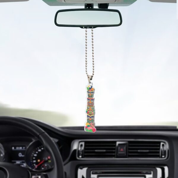 Gearhumans 3D Tiki Totem Pole Hawaii Custom Car Hanging GW21062112 Car Hanging 