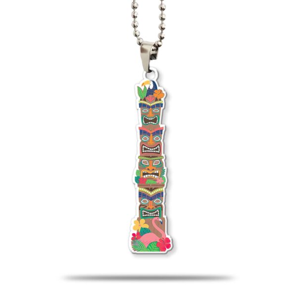 Gearhumans 3D Tiki Totem Pole Hawaii Custom Car Hanging GW21062112 Car Hanging Car Hanging/1 Pack 