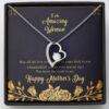 Gearhumans 3D To An Amazing Woman Happy Mothers Day Forever Love Necklace GS27042112 ShineOn Fulfillment Standard Box