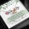 Gearhumans 3D To Mom Happy Mothers Day Interlocking Hearts Necklace GS2004219 ShineOn Fulfillment Standard Box