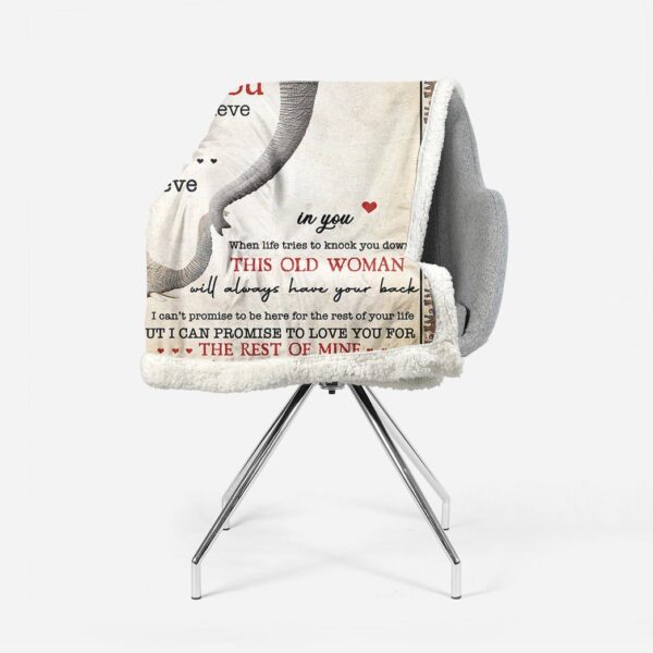 Gearhumans 3D To My Daughter Elephant Mom Mothers Day Gift Custom Blanket GW07049 Blanket