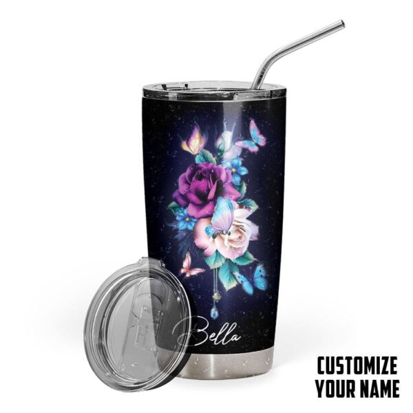 Gearhumans 3D To My Mom I Love You Mothers Day Gift Custom Name Design Insulated Vacuum Tumbler GW300322 Tumbler Long 20oz