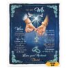 Gearhumans 3D To My Wife Custom Name Blanket GS06072112 Blanket Blanket M(51''x59'')