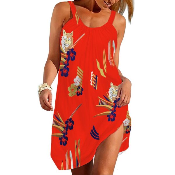 Gearhumans 3D Tony Montana Custom Beach Dress GO03062120 Beach Dress Beach Dress S 