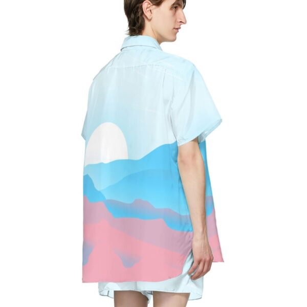 Gearhumans 3D Trans Pride Sunrise Custom Hawaii Shirt GS2105219 Hawai Shirt 