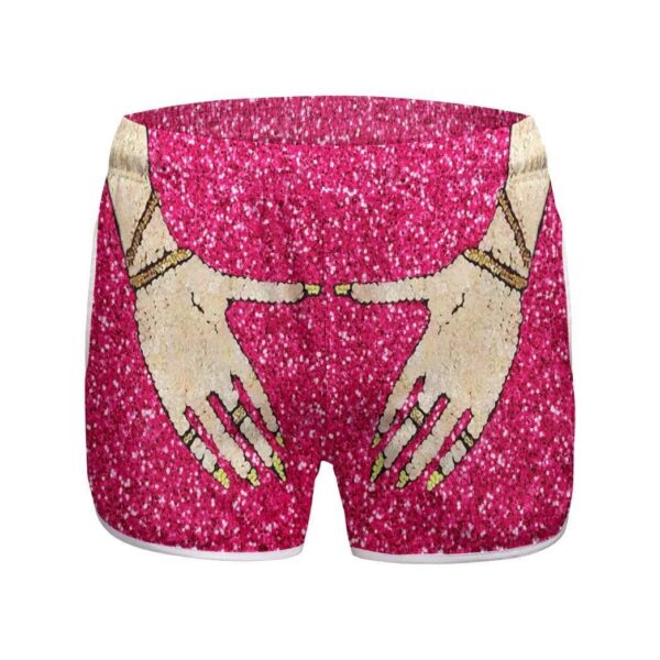 Gearhumans 3D Trash Hand Off Custom Women Beach Shorts Swim Trunk GC30072 Women Shorts Women Shorts XS