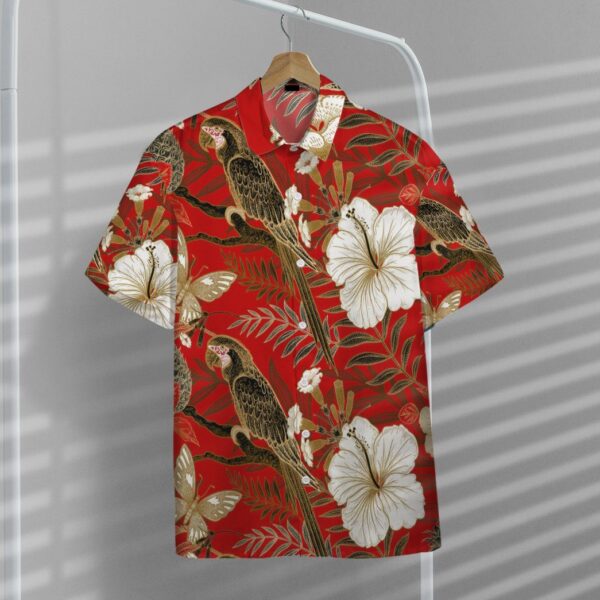 Gearhumans 3D Tropical Parrot Custom Hawaii Shirt GO21052111 Hawai Shirt 