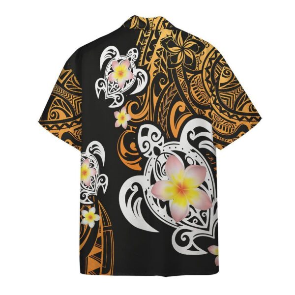 Gearhumans 3D Turtle Plumeria Polynesian Hawaii Shirt ZZ02046 Hawai Shirt