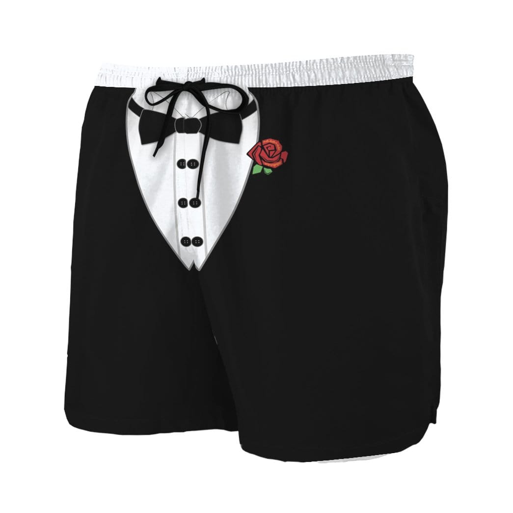 Gearhumans 3D Tuxedo Custom Beach Shorts GS25062 Men Shorts